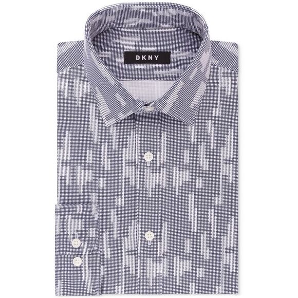 Dkny | Shirts | Dkny Mens Slim Fit Button Down Dress Shirt Blue Nwt |  Poshmark